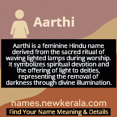 Aarthi Name Meaning and Origin