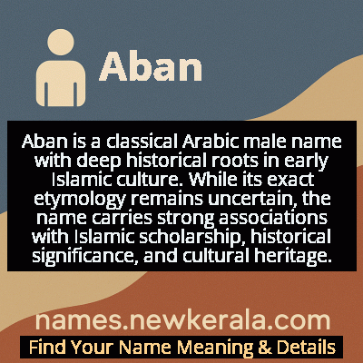 Aban Name Meaning and Origin