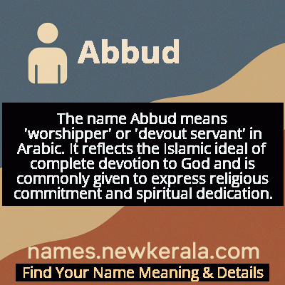 Abbud Name Meaning and Origin