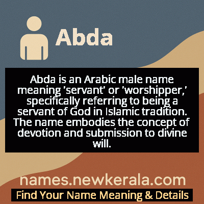 Abda Name Meaning and Origin