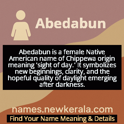 Abedabun Name Meaning and Origin