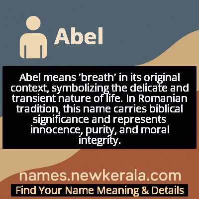 Abel Name Meaning and Origin