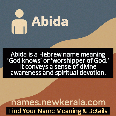 Abida Name Meaning and Origin
