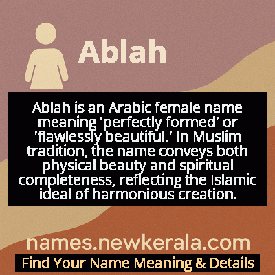 Ablah Name Meaning and Origin