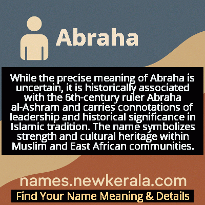 Abraha Name Meaning and Origin