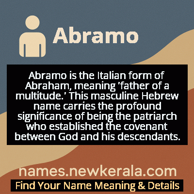 Abramo Name Meaning and Origin