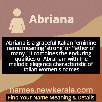 Abriana Name Meaning and Origin