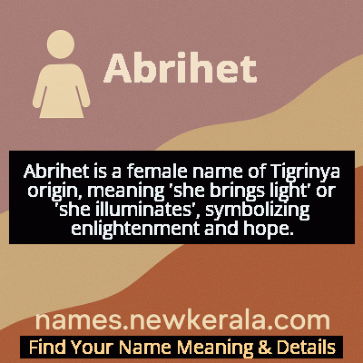 Abrihet Name Meaning and Origin