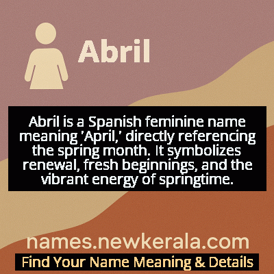 Abril Name Meaning and Origin