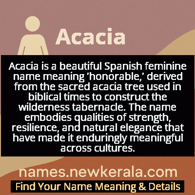 Acacia Name Meaning and Origin