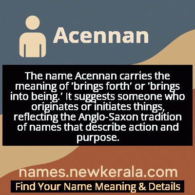 Acennan Name Meaning and Origin