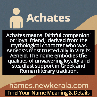 Achates Name Meaning and Origin