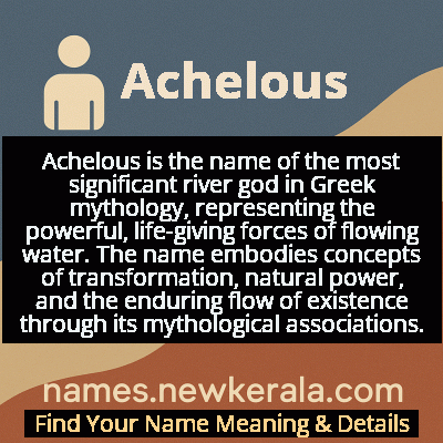 Achelous Name Meaning and Origin
