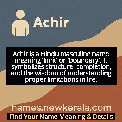 Achir Name Meaning and Origin