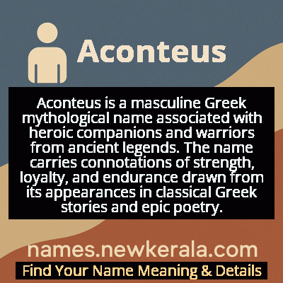 Aconteus Name Meaning and Origin