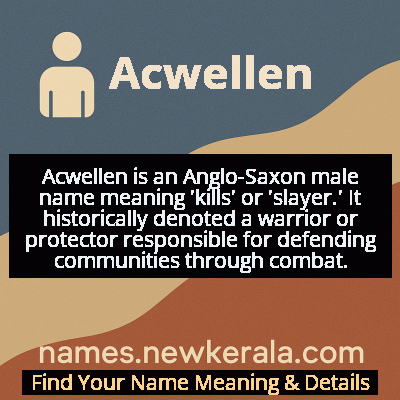 Acwellen Name Meaning and Origin
