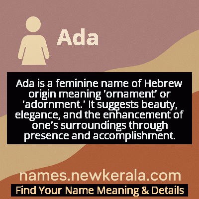 Ada Name Meaning and Origin
