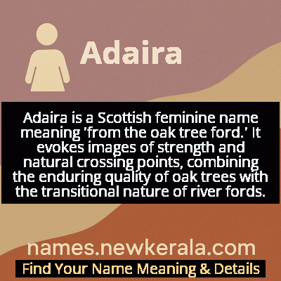 Adaira Name Meaning and Origin