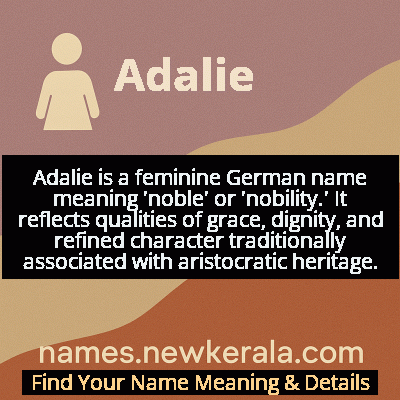 Adalie Name Meaning and Origin