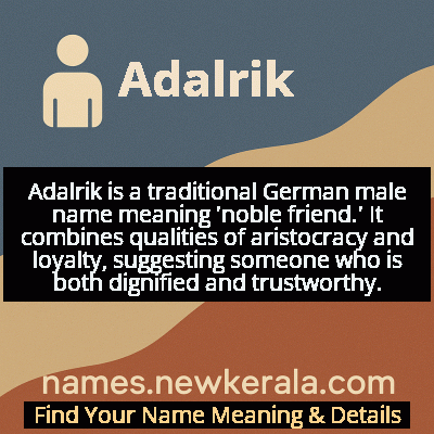 Adalrik Name Meaning and Origin