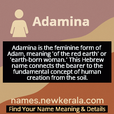Adamina Name Meaning and Origin