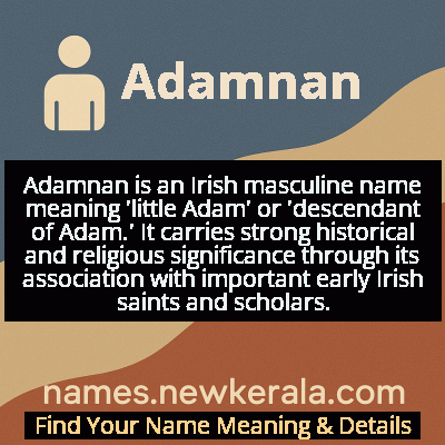 Adamnan Name Meaning and Origin