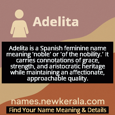 Adelita Name Meaning and Origin