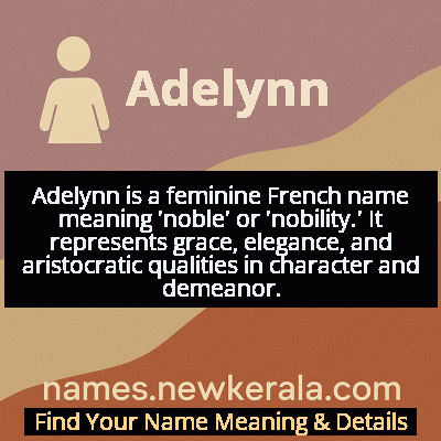 Adelynn Name Meaning and Origin