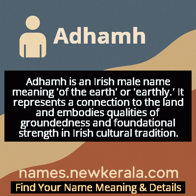 Adhamh Name Meaning and Origin