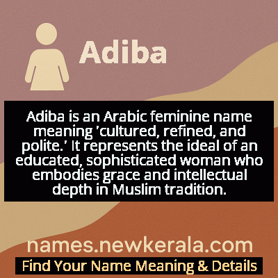 Adiba Name Meaning and Origin