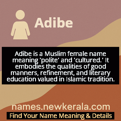 Adibe Name Meaning and Origin
