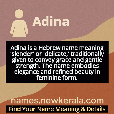 Adina Name Meaning and Origin
