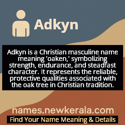 Adkyn Name Meaning and Origin