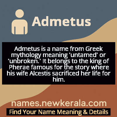 Admetus Name Meaning and Origin