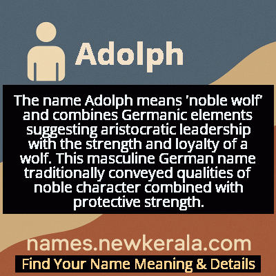 Adolph Name Meaning and Origin