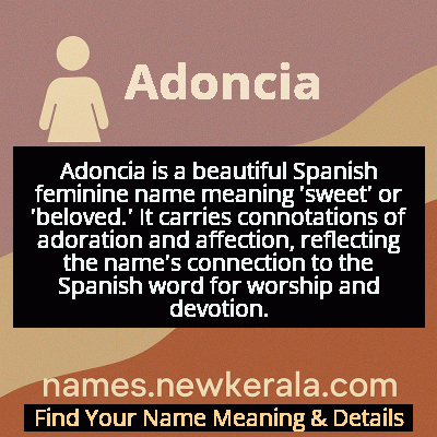 Adoncia Name Meaning and Origin