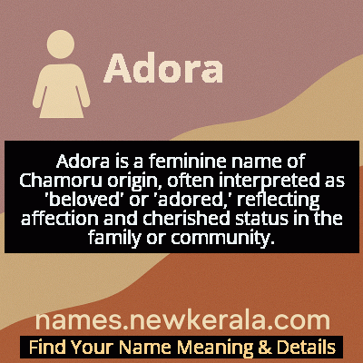 Adora Name Meaning and Origin