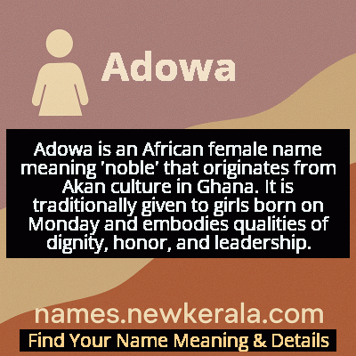 Adowa Name Meaning and Origin