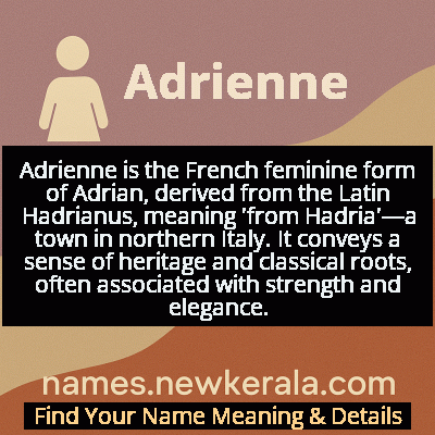 Adrienne Name Meaning and Origin
