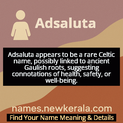 Adsaluta Name Meaning and Origin