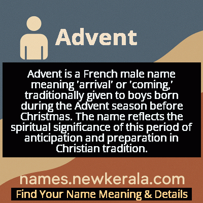 Advent Name Meaning and Origin