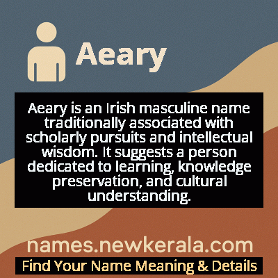 Aeary Name Meaning and Origin