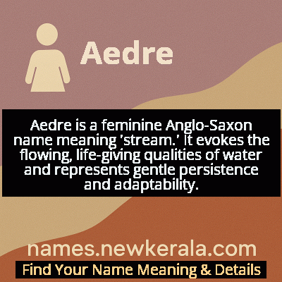 Aedre Name Meaning and Origin