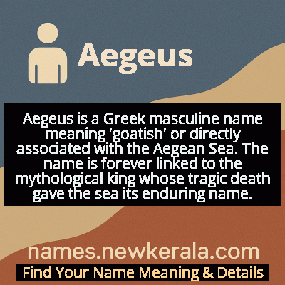 Aegeus Name Meaning and Origin