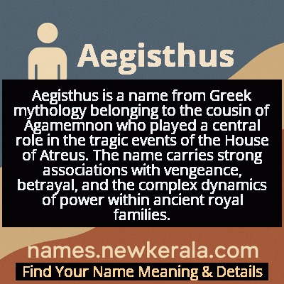 Aegisthus Name Meaning and Origin