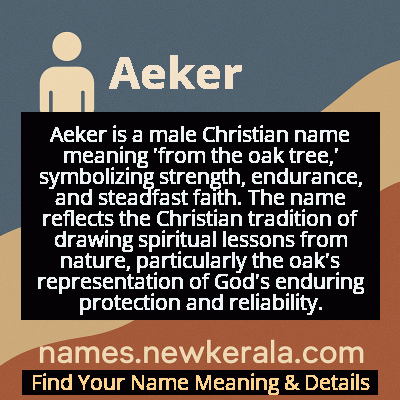 Aeker Name Meaning and Origin