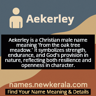 Aekerley Name Meaning and Origin