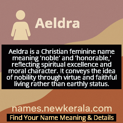 Aeldra Name Meaning and Origin