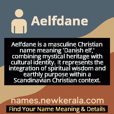 Aelfdane Name Meaning and Origin