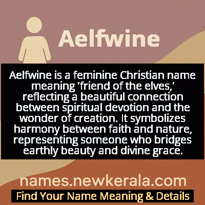 Aelfwine Name Meaning and Origin
